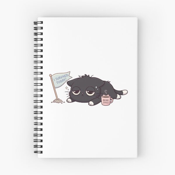 Item preview, Cute Tired Black Cat designed and sold by meesara.