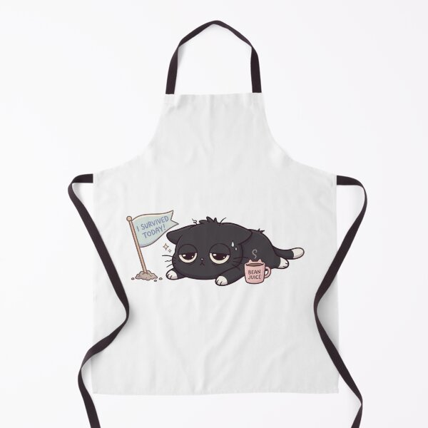Item preview, Cute Tired Black Cat designed and sold by meesara.