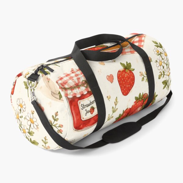 Item preview, Strawberry Picnic Seamless Pattern – Cottagecore Summer Fruit & Picnic Aesthetic designed and sold by RJACreative.