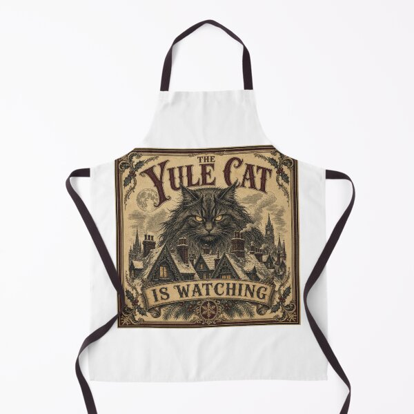 Item preview, The Christmas cat is watching you. Gothic Victorian Christmas design. designed and sold by BoosterShop.