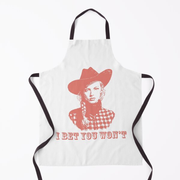 Item preview, “I Bet You Won’t” Cowgirl Badass Vintage Etching Illustration Style in Salmon Pink designed and sold by ✨nightvrld.