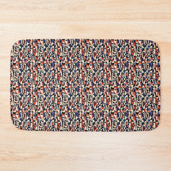 Item preview, Fernand Léger faces painting pattern | style-alike designed and sold by camisariasj.