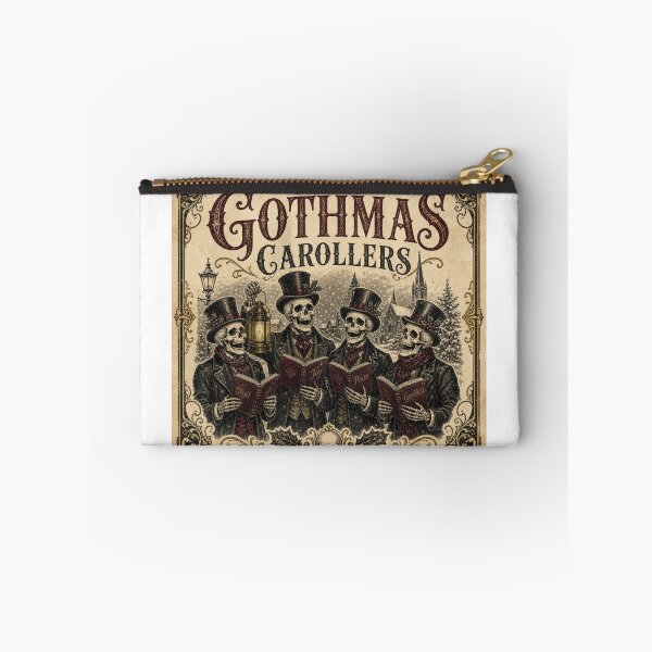 Item preview, Gothmas Carollers Victorian Skeleton Christmas Choir designed and sold by BoosterShop.