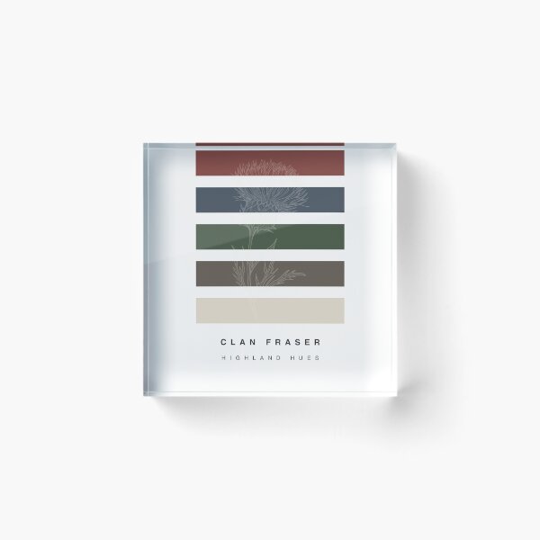 Item preview, ‘Clan Fraser’ Highland Hue Palette Special Edition Graphic Artwork designed and sold by The Colourful Game.