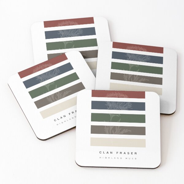 Item preview, ‘Clan Fraser’ Highland Hue Palette Special Edition Graphic Artwork designed and sold by The Colourful Game.