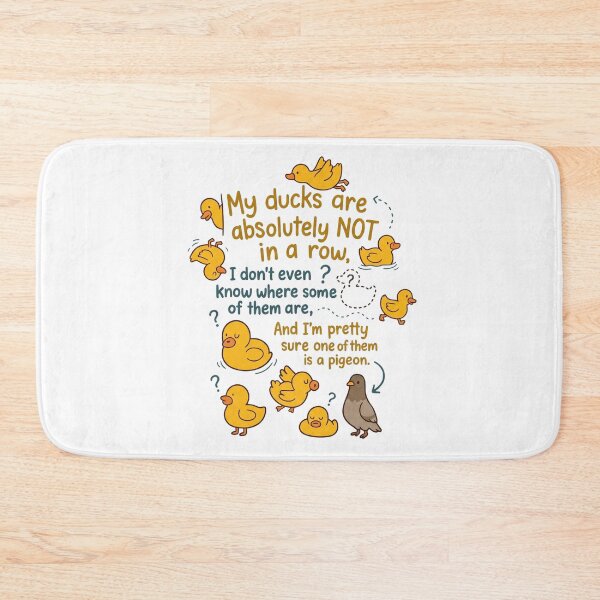Item preview, My Ducks are Absolutely Not in A Row Pigeon Funny designed and sold by hemagamo.