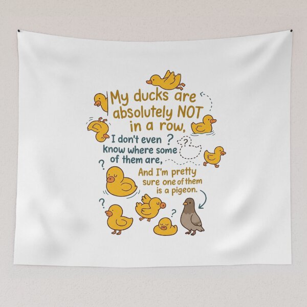 Item preview, My Ducks are Absolutely Not in A Row Pigeon Funny designed and sold by hemagamo.