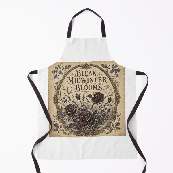 Item preview, Bleak Midwinter Blooms Gothic Dark Roses Winter Design designed and sold by BoosterShop.