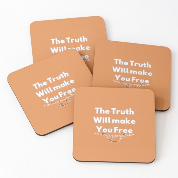 Item preview, The Truth will Make You Free - Inspiring Motivational Minimalism Products designed and sold by UnifyingSyntax.