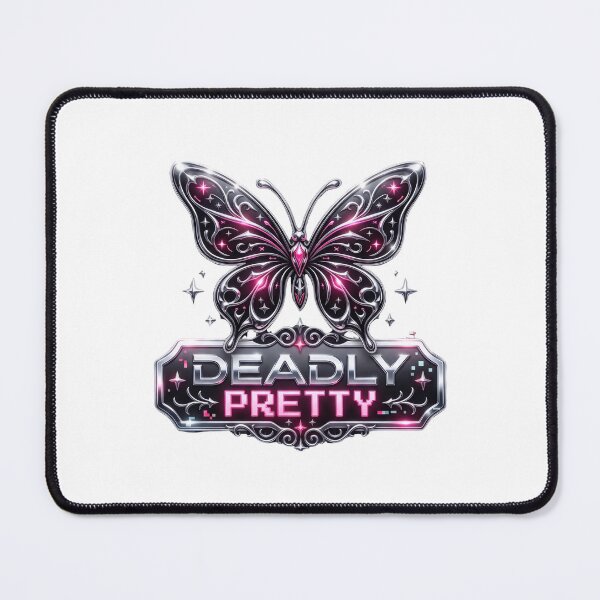 Item preview, Deadly Pretty Chrome Goth Butterfly designed and sold by Darkshades.