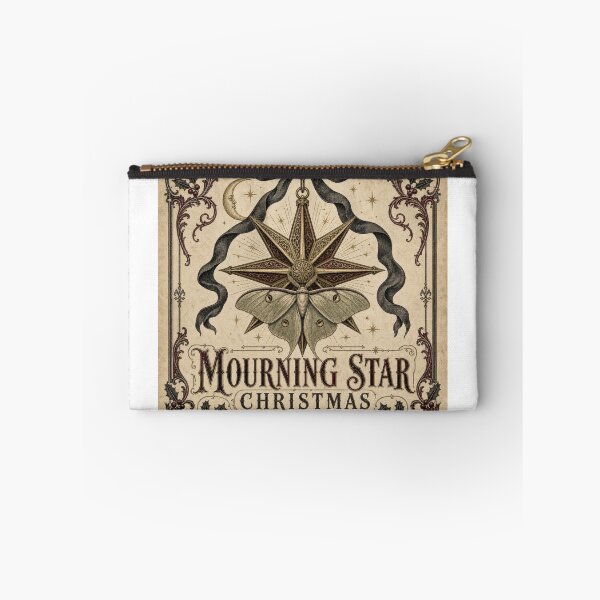 Item preview, Mourning Star Christmas Gothic Moth Ornament Design designed and sold by BoosterShop.