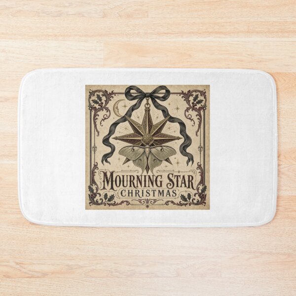 Item preview, Mourning Star Christmas Gothic Moth Ornament Design designed and sold by BoosterShop.