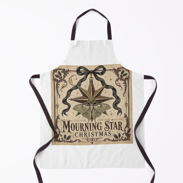 Item preview, Mourning Star Christmas Gothic Moth Ornament Design designed and sold by BoosterShop.