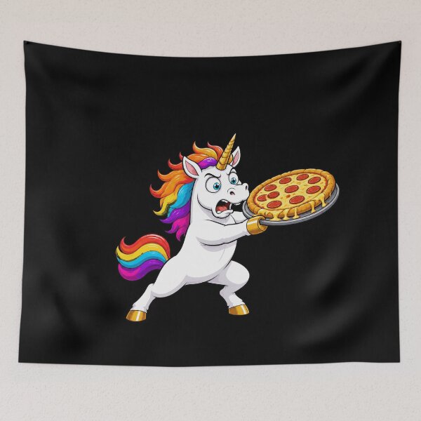 Item preview, Unhinged Unicorn Pizza Rescue Funny Pizza Lover designed and sold by BoyleDesignShop.