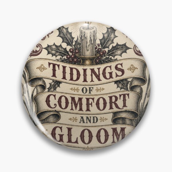 Item preview, Tidings of Comfort and Gloom Gothic Christmas Banner designed and sold by BoosterShop.