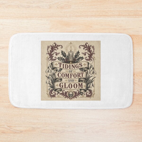 Item preview, Tidings of Comfort and Gloom Gothic Christmas Banner designed and sold by BoosterShop.