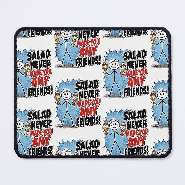 Item preview, Funny Salad Never Made You Any Friends Shirt designed and sold by Mad Axle Studios.