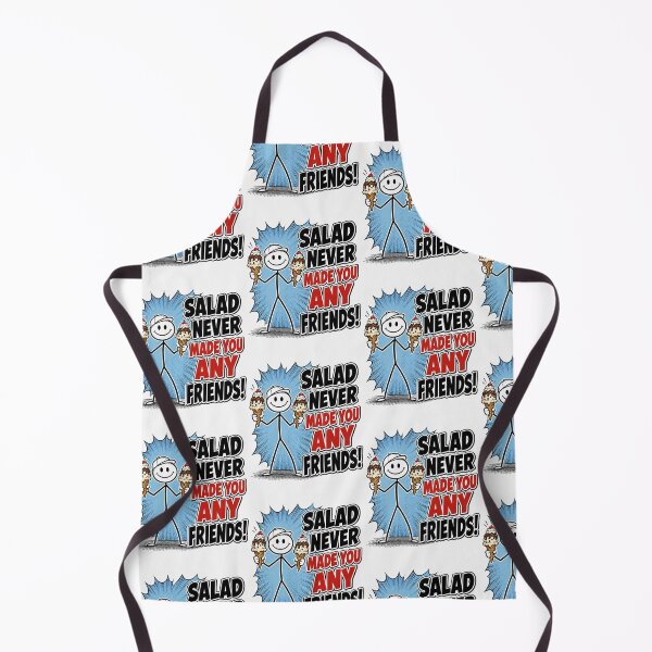 Item preview, Funny Salad Never Made You Any Friends Shirt designed and sold by Mad Axle Studios.