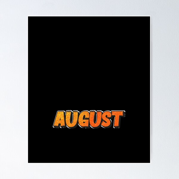 Item preview, August Personalized Name - Funny & Cool Custom Gift for Boys, Teens designed and sold by Oussinc.