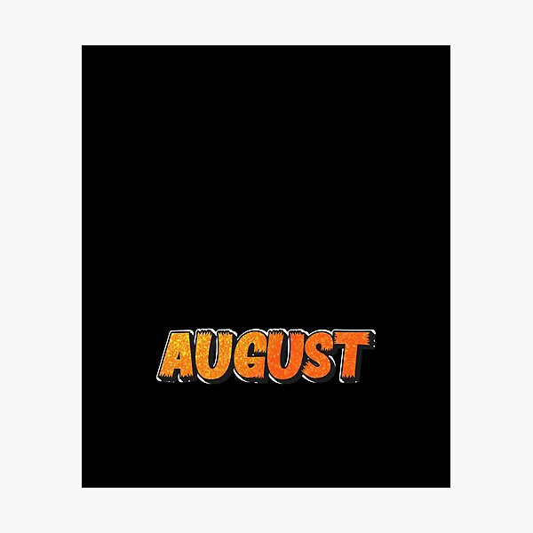 Item preview, August Personalized Name - Funny & Cool Custom Gift for Boys, Teens designed and sold by Oussinc.