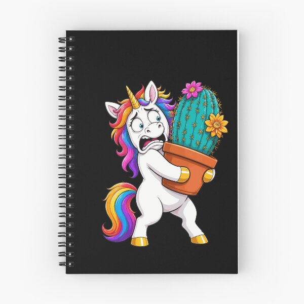 Item preview, Unhinged Unicorn Gardening Chaos Funny Cactus Hug designed and sold by BoyleDesignShop.