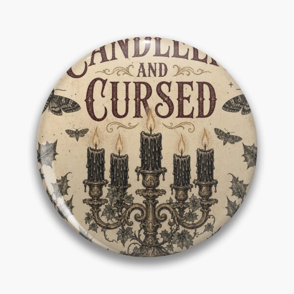 Item preview, Candlelit and Cursed Gothic Christmas Candlestick Design designed and sold by BoosterShop.