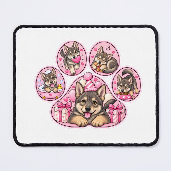 Item preview, Czechoslovakian Wolfdog Puppy Paw Print Celebration designed and sold by TheAnimalZ00.