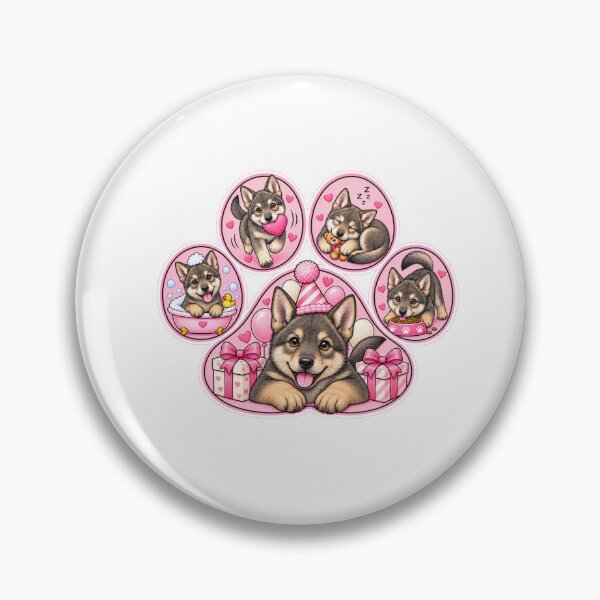 Item preview, Czechoslovakian Wolfdog Puppy Paw Print Celebration designed and sold by TheAnimalZ00.