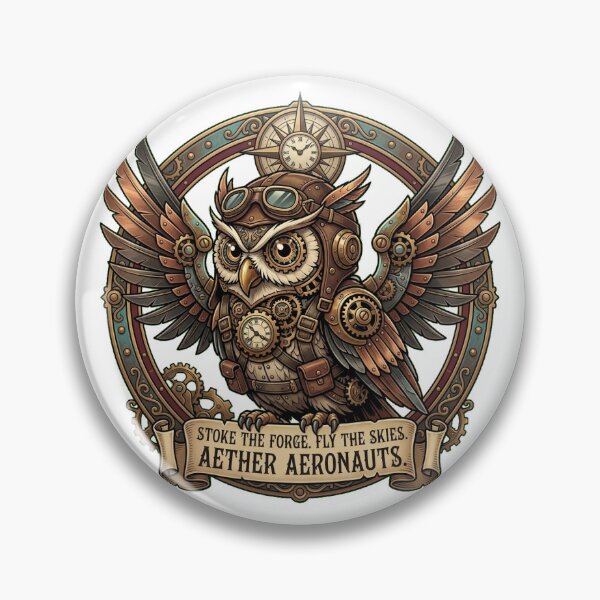 Item preview, Steampunk Owl Aether Aeronauts designed and sold by M1-brand.