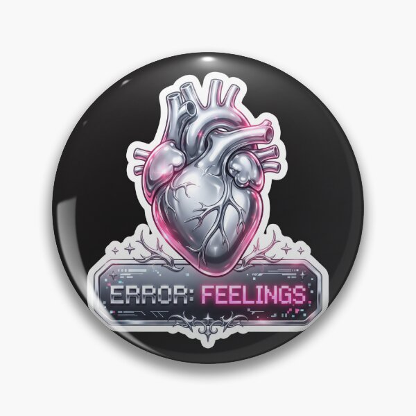 Item preview, Error Feelings Y2K Gothic Heart designed and sold by Darkshades.