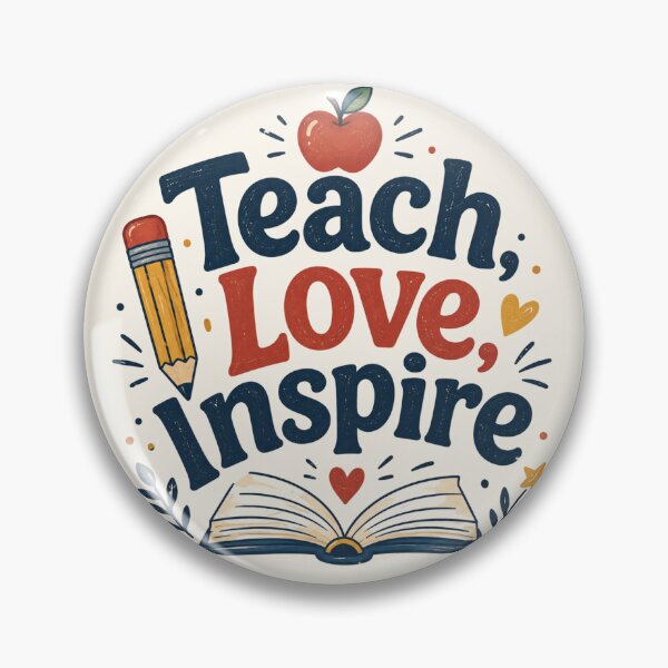 Item preview, Teach Love Inspire Teacher Design designed and sold by NeoSakura.