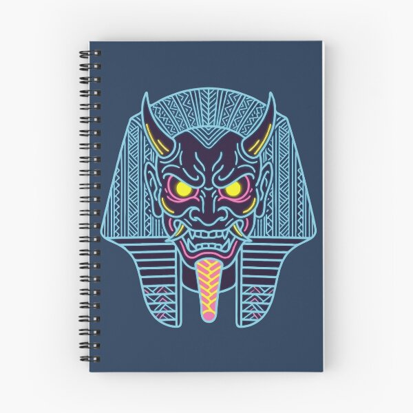 Item preview, Neon Egyptian Oni Mask designed and sold by Gkinoki.