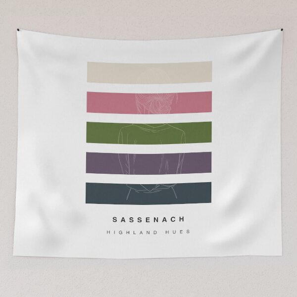 Item preview, ‘Sassenach’ Highland Hue Palette Special Edition Graphic Artwork designed and sold by The Colourful Game.