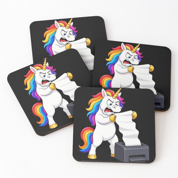 Item preview, Unhinged Unicorn Printer Jam Funny Office Humor designed and sold by BoyleDesignShop.