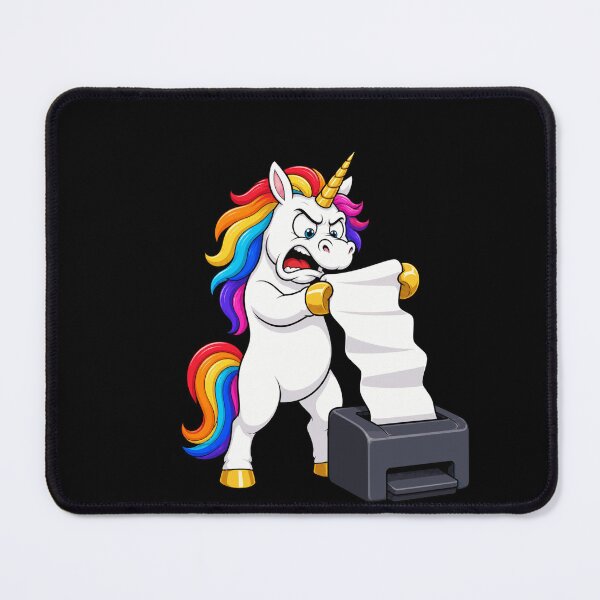 Item preview, Unhinged Unicorn Printer Jam Funny Office Humor designed and sold by BoyleDesignShop.