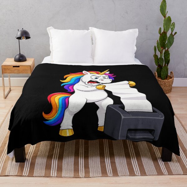 Item preview, Unhinged Unicorn Printer Jam Funny Office Humor designed and sold by BoyleDesignShop.