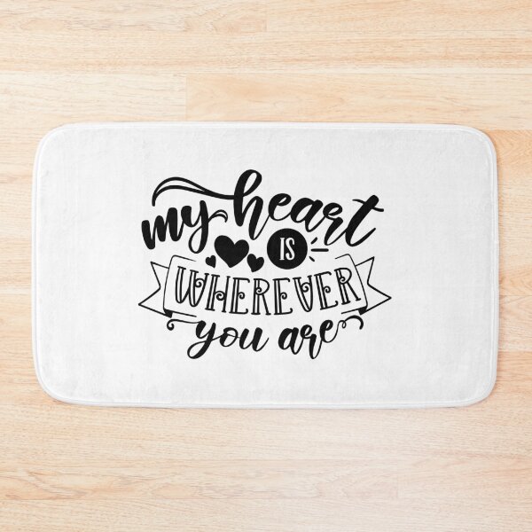 Item preview, my heart is wherever you are designed and sold by Laina H. Creations.