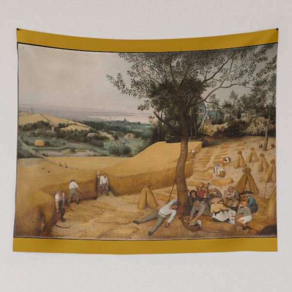 Item preview, The Harvesters (De oogst) by Pieter Bruegel the Elder, 1565 designed and sold by The Gaping Maw.