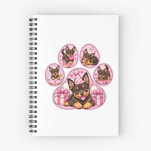 Item preview, Australian Kelpie Paw Print Celebration designed and sold by TheAnimalZ00.