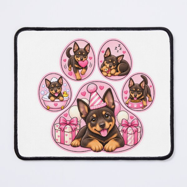 Item preview, Australian Kelpie Paw Print Celebration designed and sold by TheAnimalZ00.