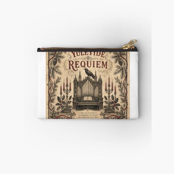 Item preview, Yuletide Requiem Gothic Victorian Christmas Organ with Raven designed and sold by BoosterShop.