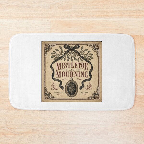 Item preview, Mistletoe and Mourning Gothic Victorian Christmas Medallion designed and sold by BoosterShop.