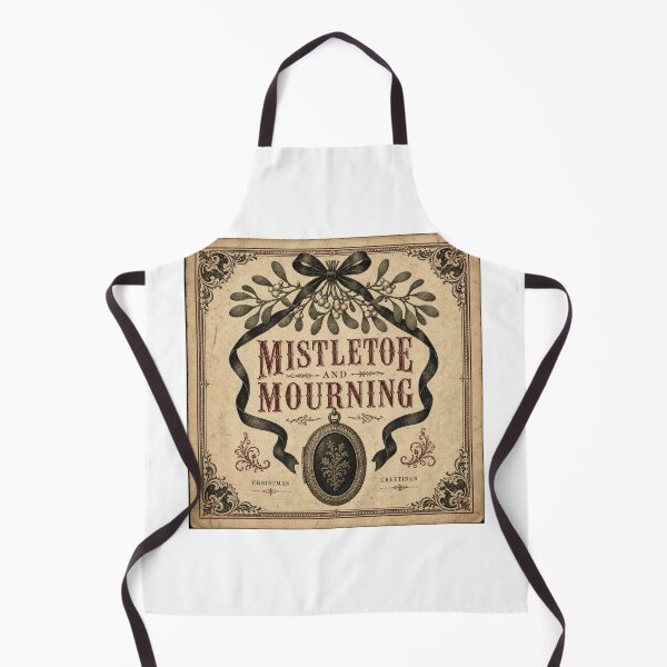 Item preview, Mistletoe and Mourning Gothic Victorian Christmas Medallion designed and sold by BoosterShop.