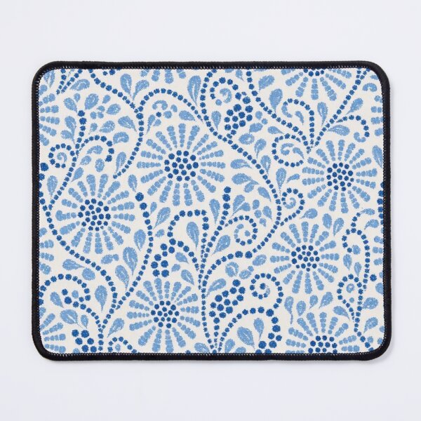 Item preview, Polish Pottery Folk Florals Seamless Pattern | Boleslawiec Blue and White Folk Ceramic designed and sold by StickyGuys.
