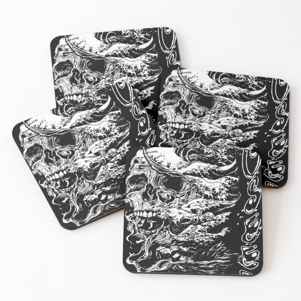 Item preview, Silhouette Skull Garage Rock Band designed and sold by lauradumitriu.