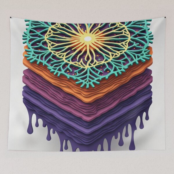Item preview, Abstract Spiral: A Journey in Light and Color designed and sold by Mianku | Für das Leben.