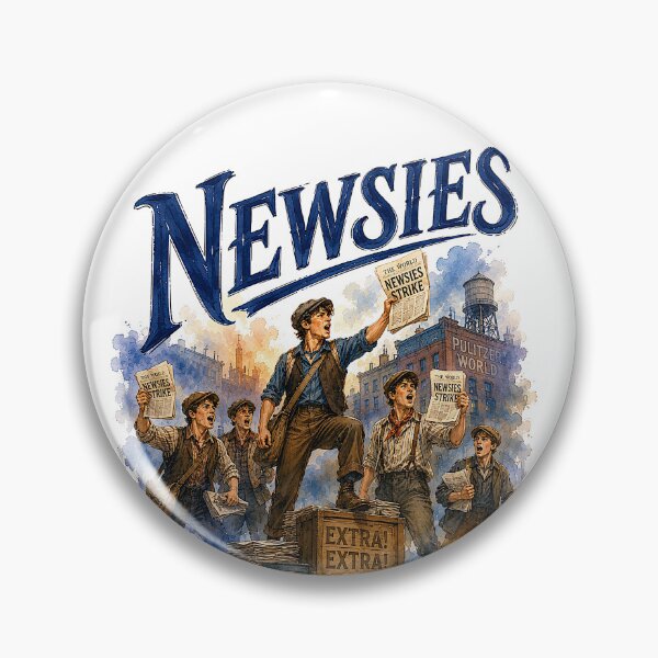 Item preview, Newsies the musical designed and sold by Lyric Vault - Rock on.