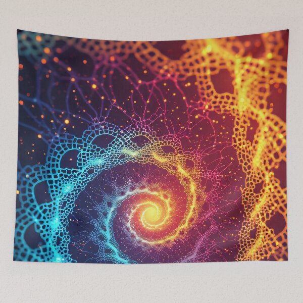 Item preview, The play of colors in the cosmos in the vortex designed and sold by Mianku | Für das Leben.