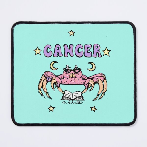 Item preview, Cancer Crab Astrology Zodiac Original Art Illustration designed and sold by Intergalactic Unicorn: Art by Anna Schmidt.