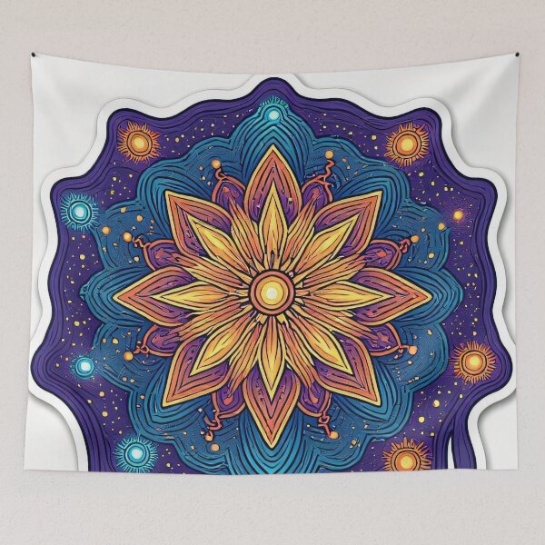 Item preview, Spectral coral bloom in the cosmic nebula designed and sold by Mianku | Für das Leben.